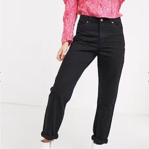 NEW! Bershka Mom Jean in Black Sz 8